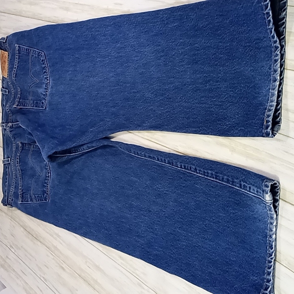 Levi's 501 Button Fly Straight Leg Blue Jeans Men's Size W41 L 29 - Picture 11 of 16